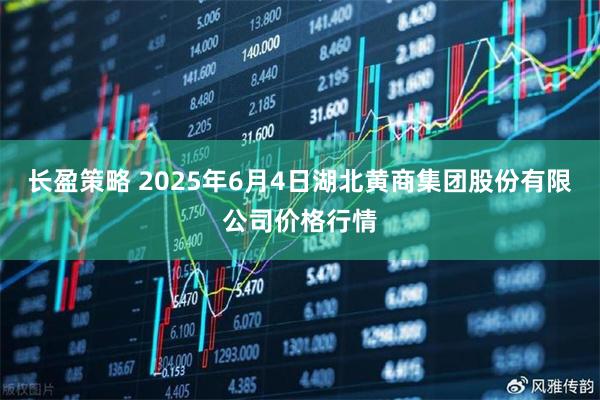 长盈策略 2025年6月4日湖北黄商集团股份有限公司价格行情